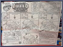 Assault Vehicle from X-Men - Secret Weapon Force - Power Slammers manufactured by Toy Biz [Instructions]