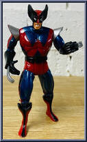 Wolverine from X-Men - Secret Weapon Force - Battle Bases manufactured by Toy Biz [Loose]