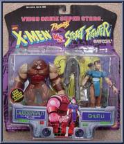 Juggernaut vs. Chun Li from X-Men - vs Street Fighter - Series 2 manufactured by Toy Biz [Front]