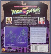 Sabretooth vs. Ken from X-Men - vs Street Fighter - Series 1 manufactured by Toy Biz [Back]