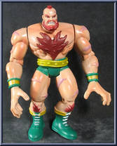 Gambit vs. Zangief from X-Men - vs Street Fighter - Series 2 manufactured by Toy Biz [Loose]