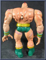 Gambit vs. Zangief from X-Men - vs Street Fighter - Series 2 manufactured by Toy Biz [Loose]