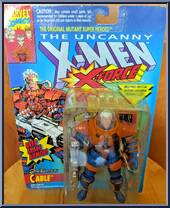 Cable (2nd Edition) from X-Men - X-Force - Series 2 manufactured by Toy Biz [Front]