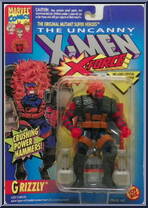 Grizzly from X-Men - X-Force - Series 2 manufactured by Toy Biz [Front]