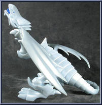 Blue-Eyes White Dragon from Yu-Gi-Oh! - Dragons manufactured by Mattel [Loose]