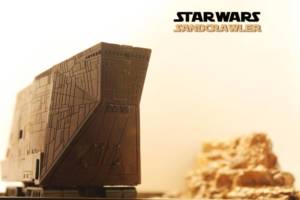Starwars MicroMachines Sandcrawler Diorama (with leds) (Star Wars) Custom Diorama / Playset