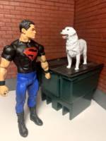 Conner/ SuperBoy and Krypto from Titans (DC Streaming Service) (Arrowverse) (Teen Titans) Custom Action Figure