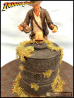 Indiana Jones with Gold idol pedestal (Indiana Jones) Custom Diorama / Playset