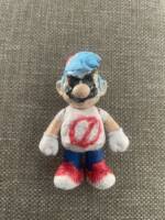 Mario as Friday night funkin boyfriend (Nintendo) Custom Action Figure