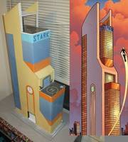 Super Hero Squad Stark Tower (Super Hero Squad) Custom Diorama / Playset
